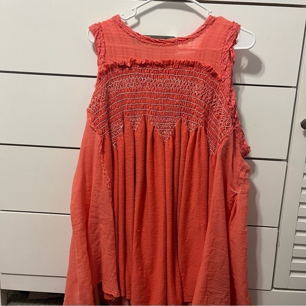 Free People Sea Breeze Tunic Pink View 2